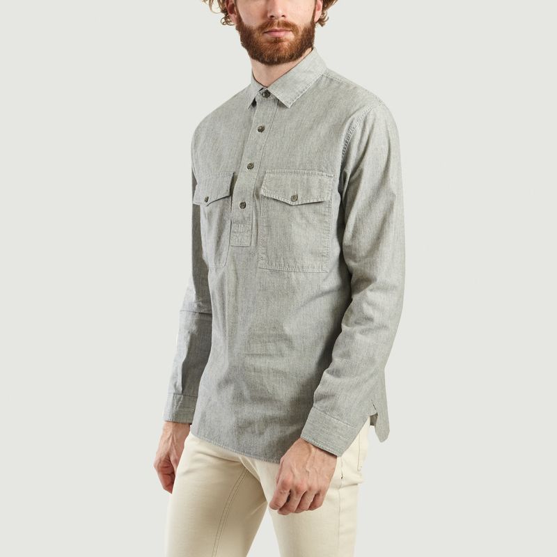 Chemise A Poches A Micro Rayures - Closed