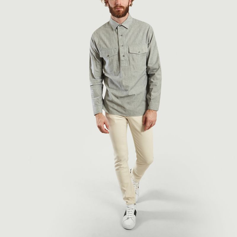 Chemise A Poches A Micro Rayures - Closed