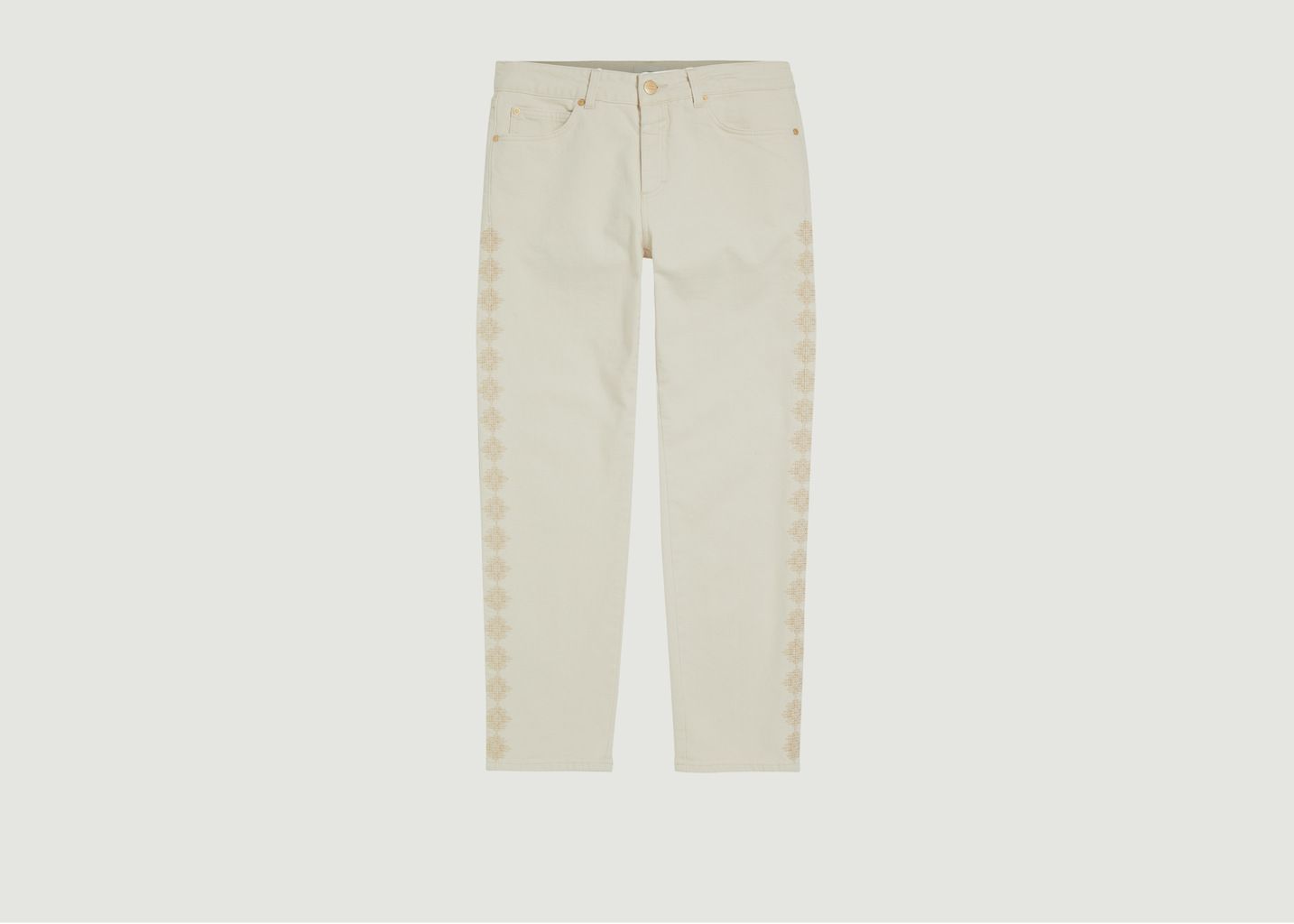 Jay 7/8th Length Embroidered Jeans - Closed