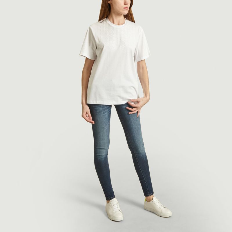 T-Shirt Brodé En Coton - Closed