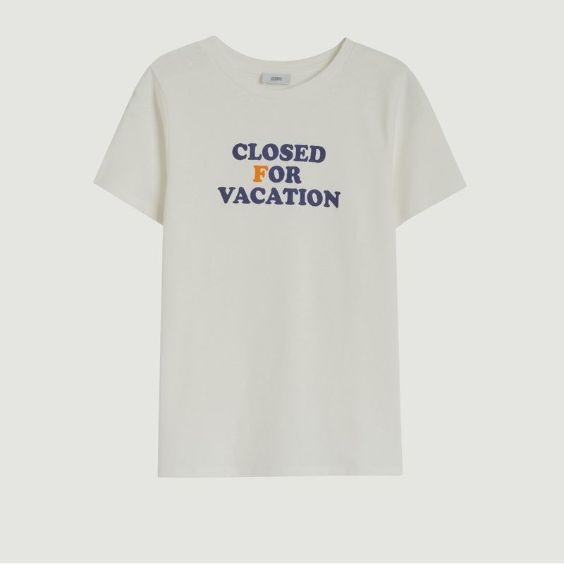 T-shirt imprimé Closed for vacation - Closed