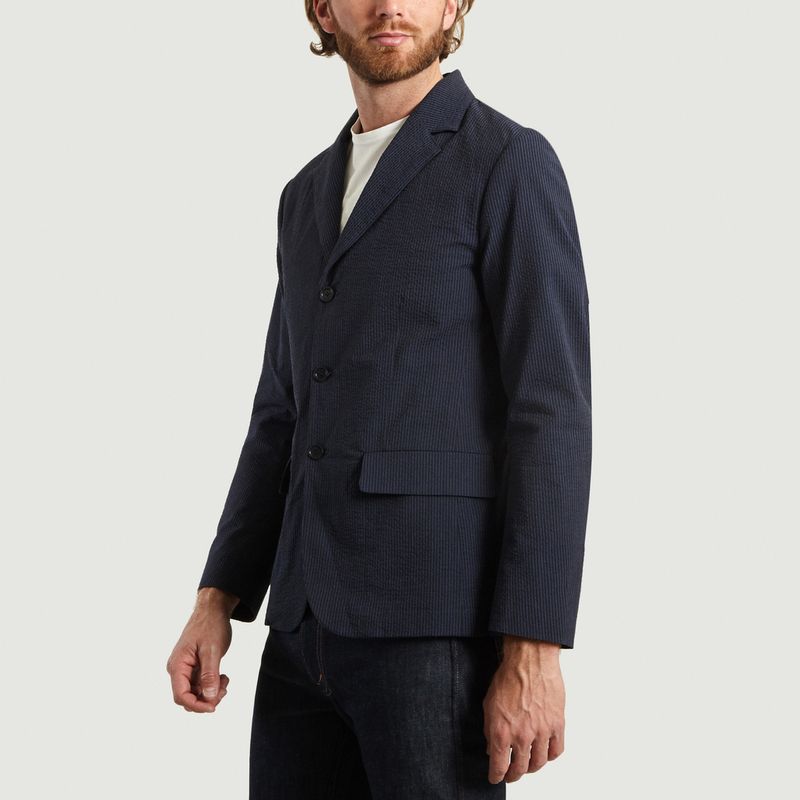 Veste De Costume A Rayures Seersucker Protot - Commune de Paris