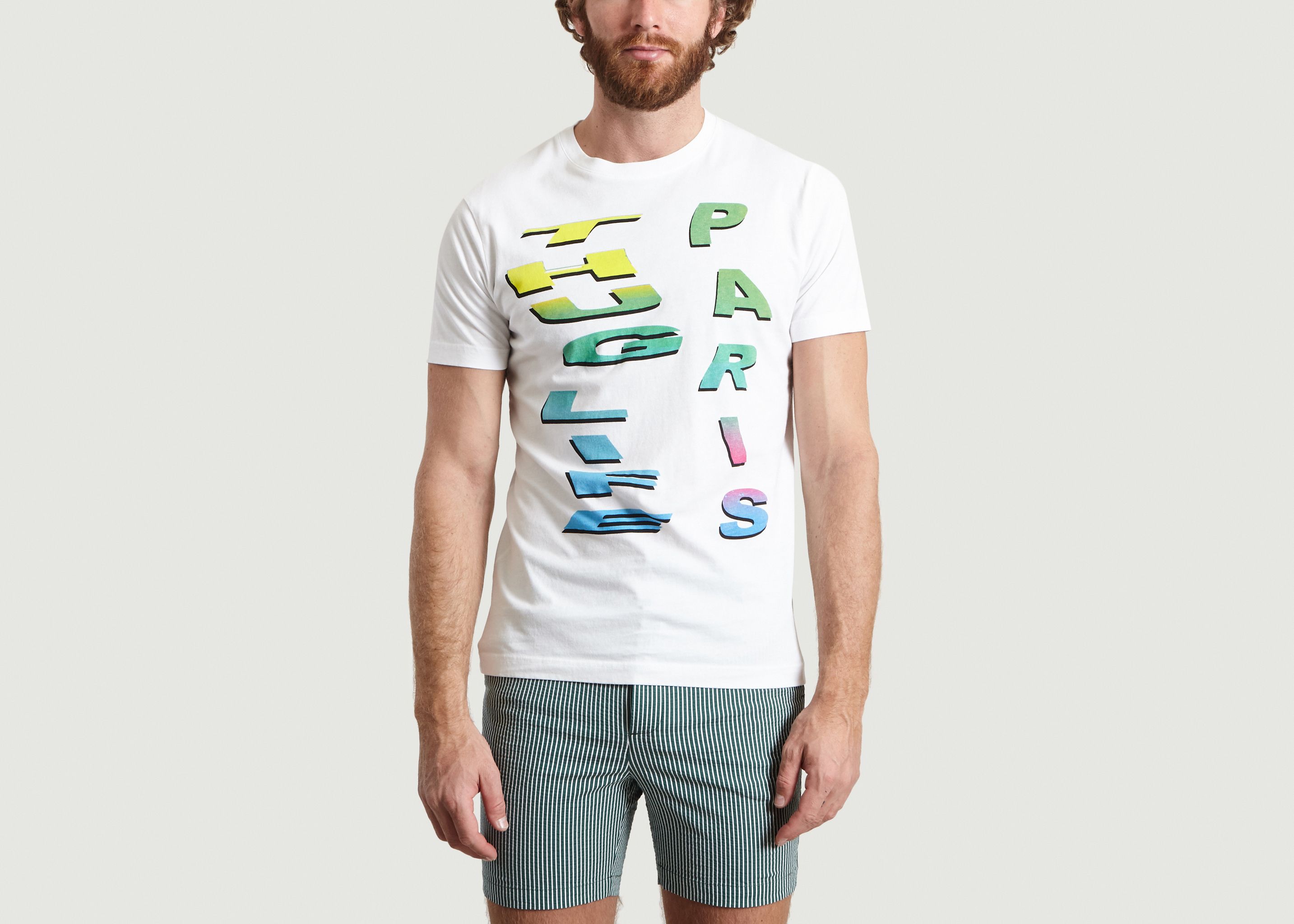 Wordart Printed T-Shirt - Commune de Paris