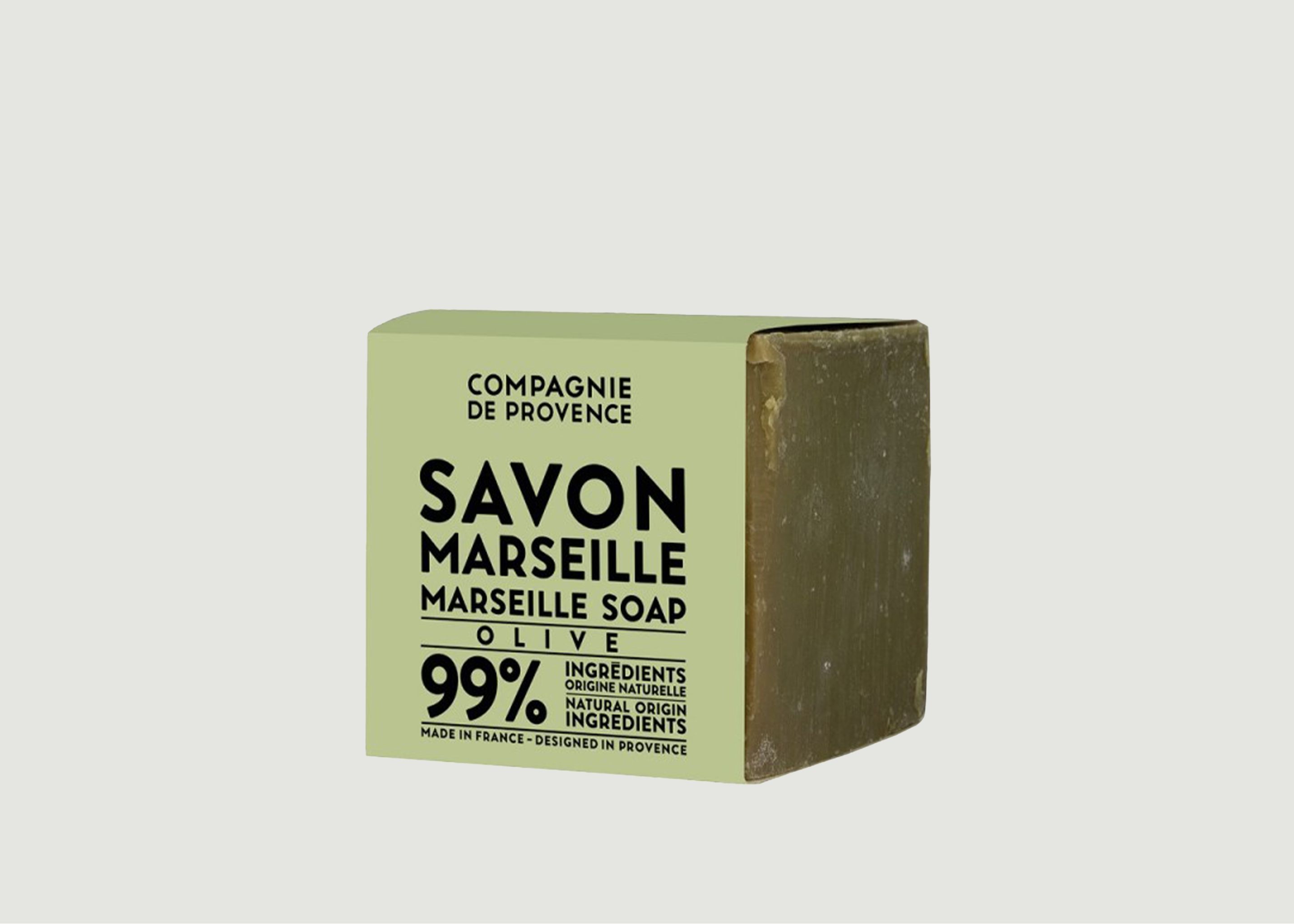 Olive Marseille soap cube - La Compagnie de Provence