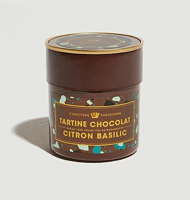Schokolade-Zitrone-Basilikum-Aufstrich