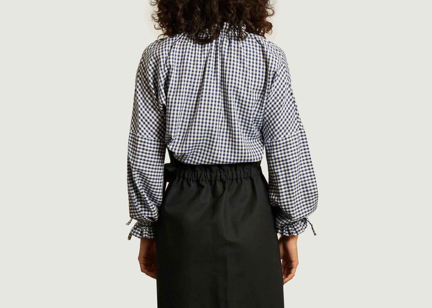 Blouse motif carreaux vichy Noemi - Gaëlle constantini