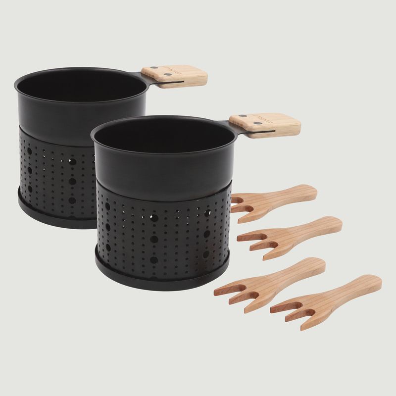 Kit fondue chocolat à la bougie Blanc Cookut L’Exception