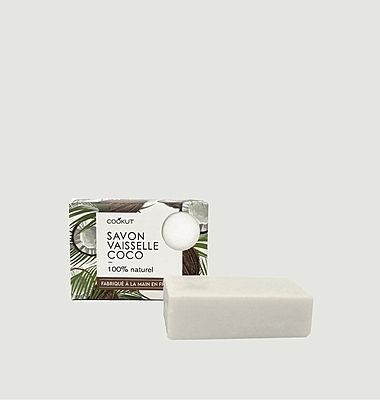 Natural solid soap for dishes