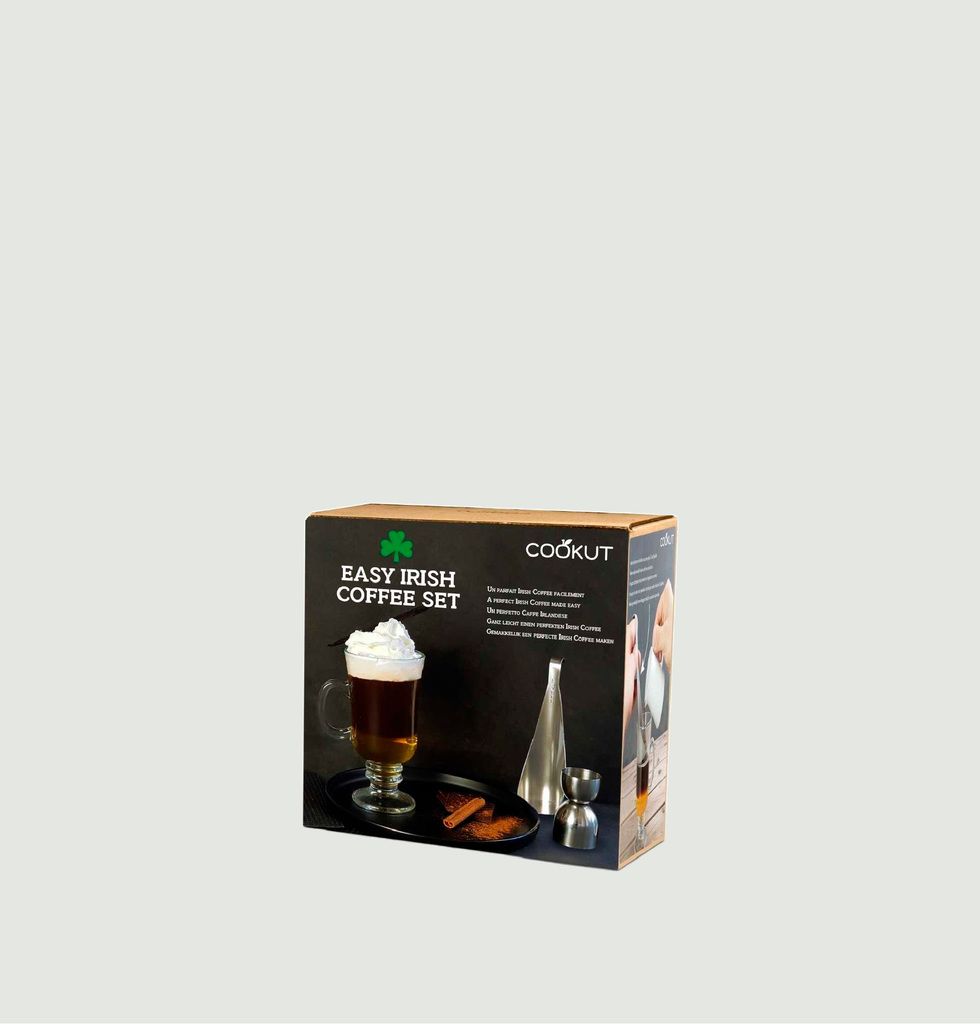 Coffret cadeau - Un Irish coffee parfait facilement Noir Cookut |  L’Exception