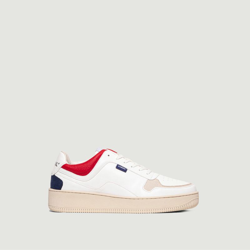 Line 90 Navy Red Sneakers - CORAIL°