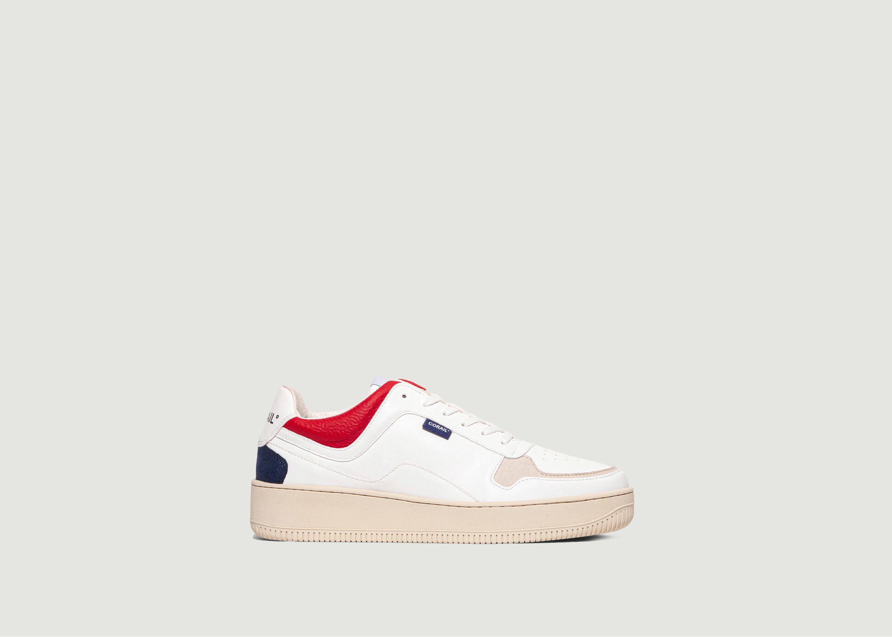 Line 90 Navy Red Sneakers - CORAIL°