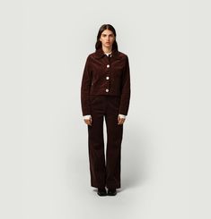 Women's Pinch Pants Côtelé Paris