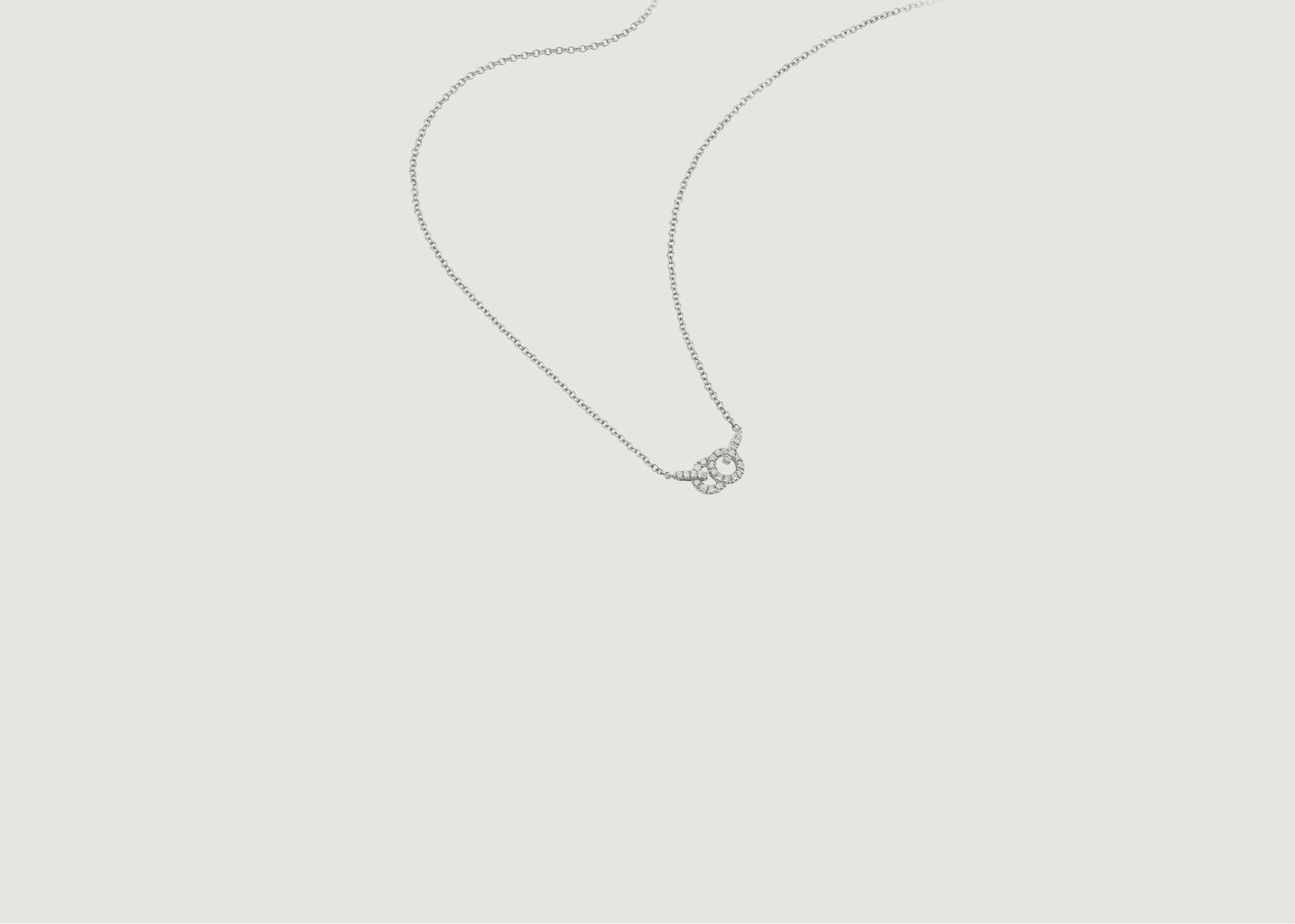 Collier Céleste en or blanc - Courbet