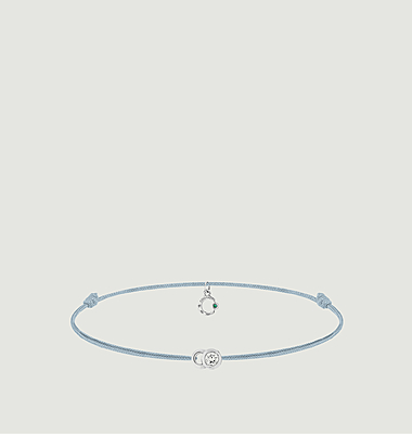 Let's Commit Kordelarmband 0.05ct