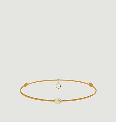Let's Commit Kordelarmband 0.05ct