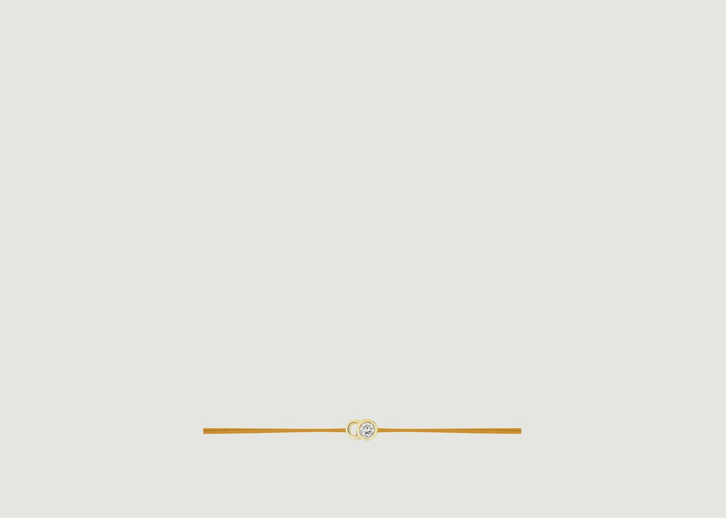 Bracelet cordon Let's Commit 0.05ct - Courbet