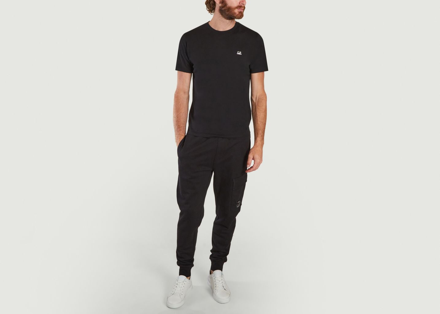 Pantalon de survêtement en polaire à relief diagonal - C.P. COMPANY