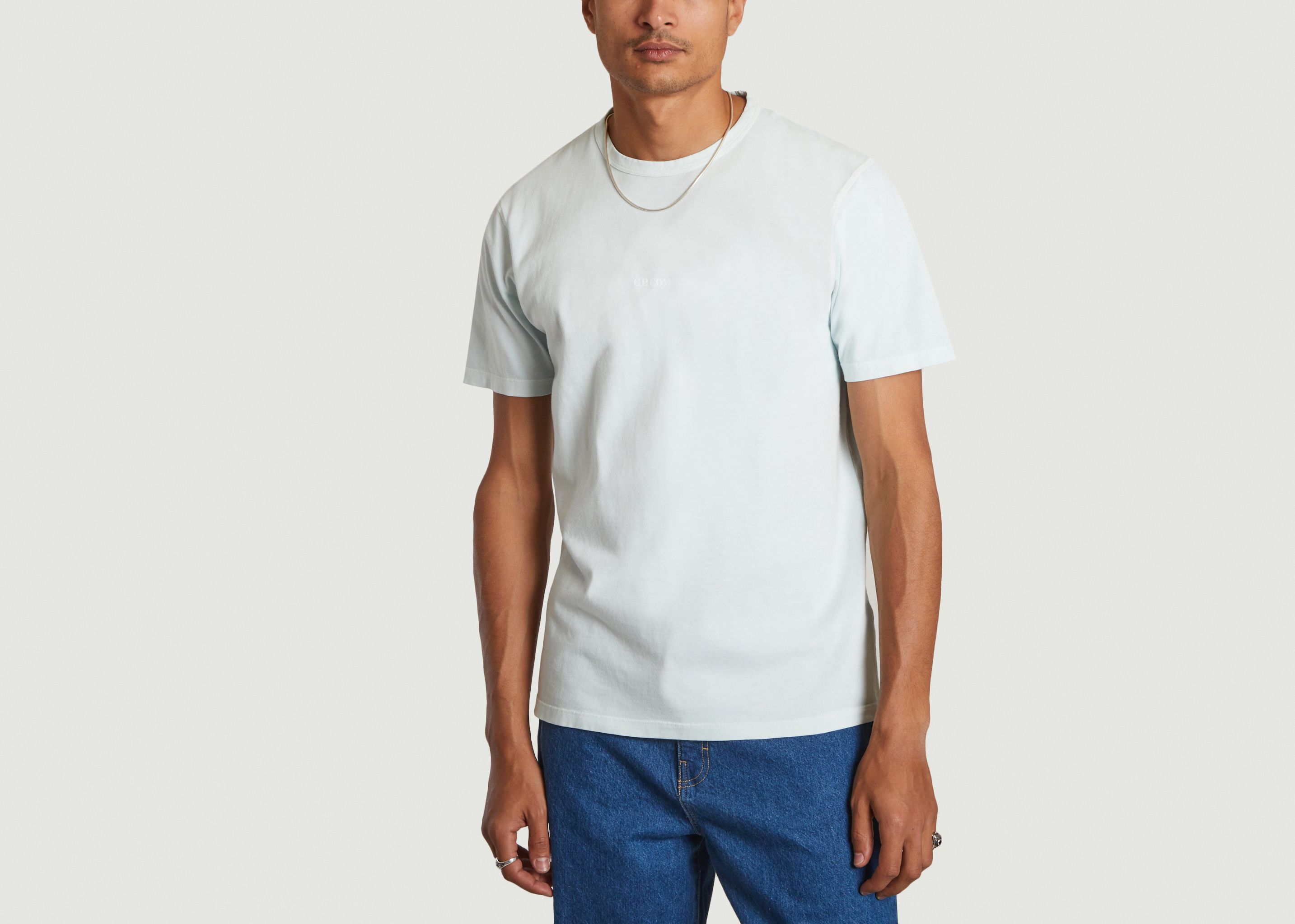 Company pour homme en coloris Blanc Homme T-shirts T-shirts C.P Company T-shirt à logo imprimé Coton C.P 