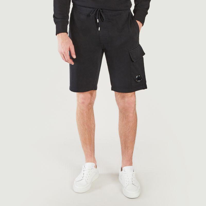 Homme Vêtements Shorts Shorts fluides/cargo Company pour homme en coloris Noir Short cargo Coton C.P 