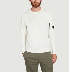 Sweatshirt Diagonal en coton 