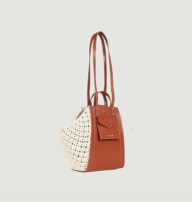 Bag Link Macrame and Leather