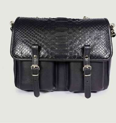 Besace Mini Maths en Cuir de Python