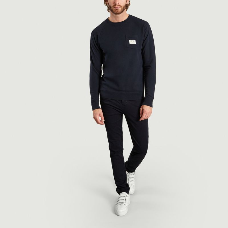 Sweatshirt Poche Label - Cuisse de Grenouille
