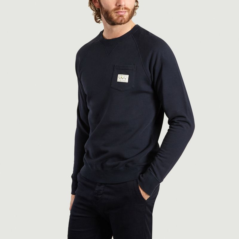 Sweatshirt Poche Label - Cuisse de Grenouille