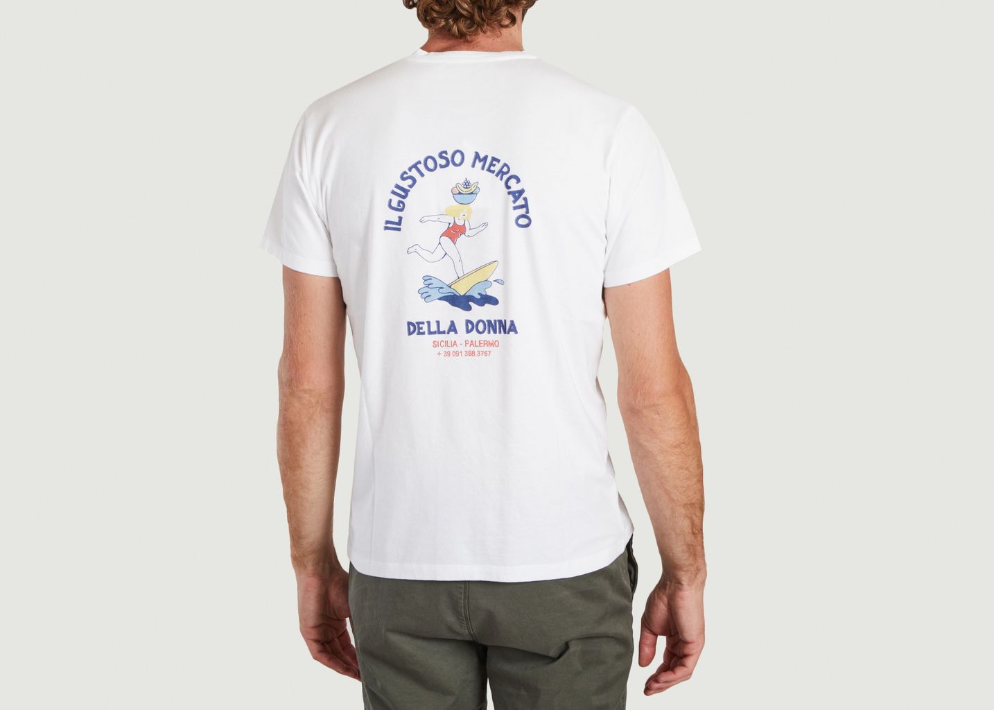 T-shirt en coton bio Martial Donna - Cuisse de Grenouille
