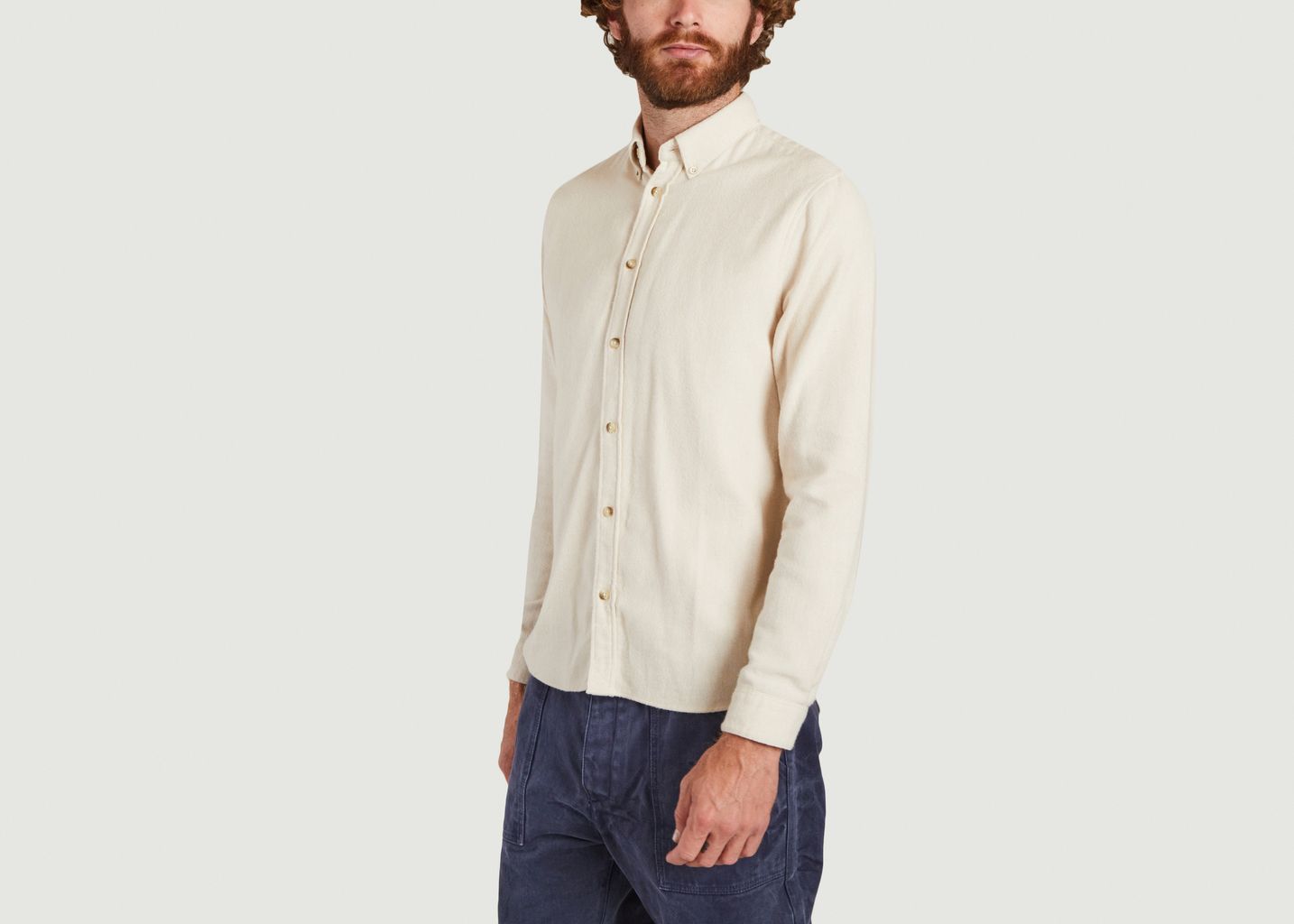 Chemise Boutonnée Crème - Cuisse de Grenouille