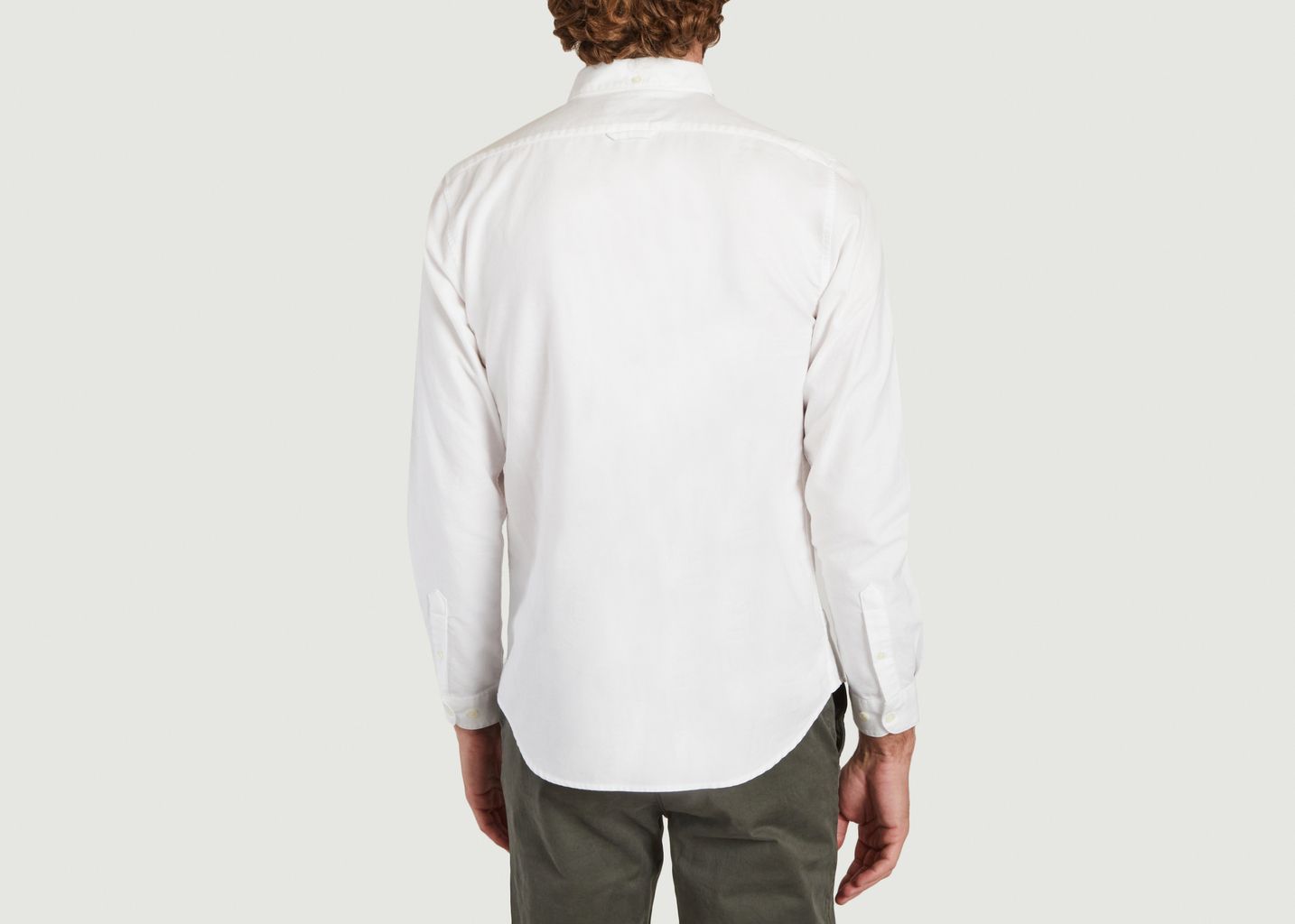 Chemise Boutonnée Broderie Maison Blanc Cassé - Cuisse de Grenouille