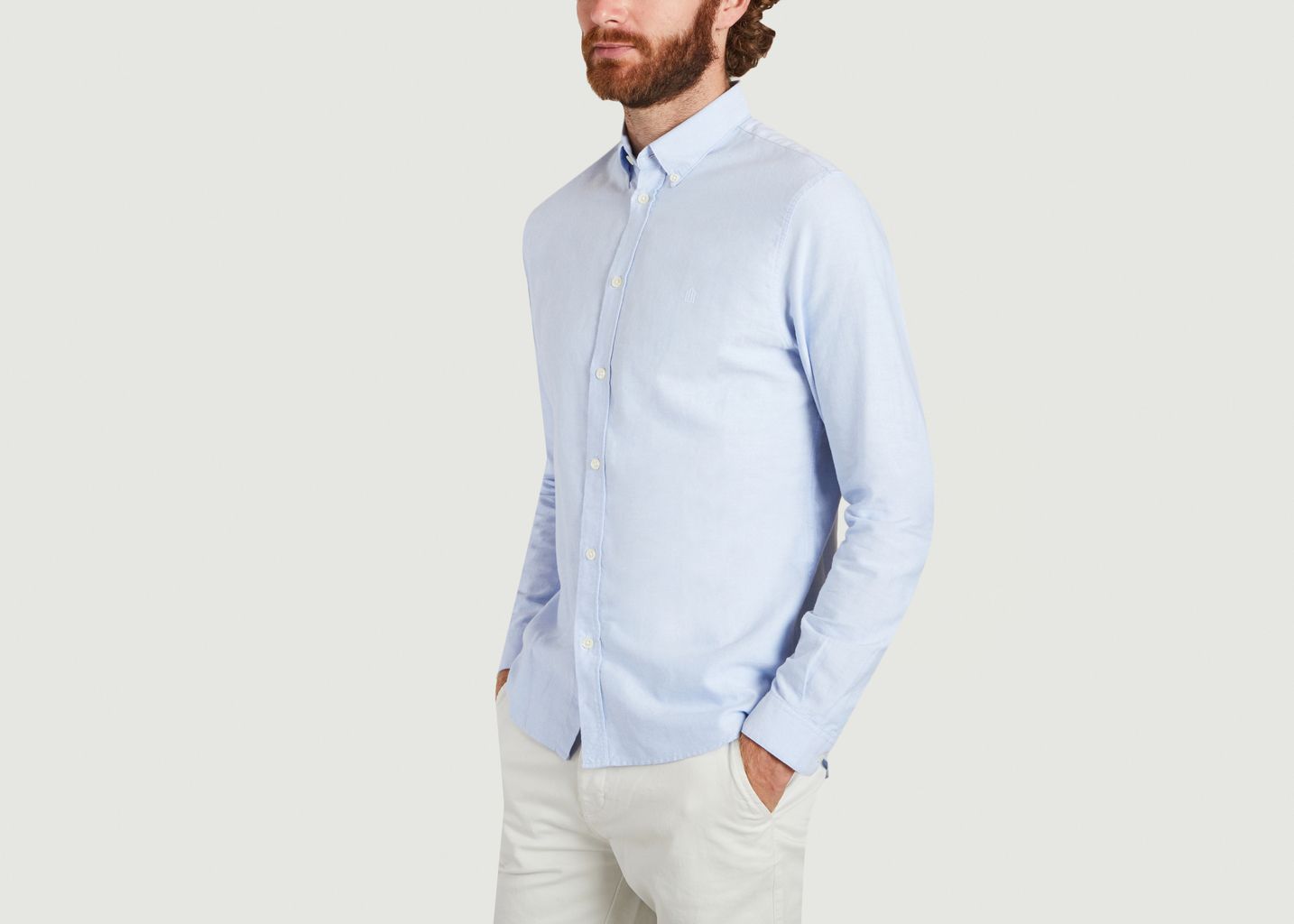 Chemise à boutons Broderie Maison - Cuisse de Grenouille