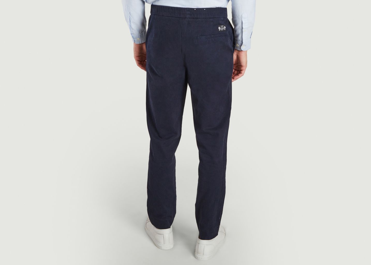 Pantalon Coton Organique Marine Foncé - Cuisse de Grenouille