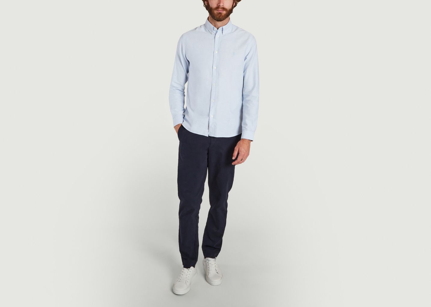 Pantalon Coton Organique Marine Foncé - Cuisse de Grenouille