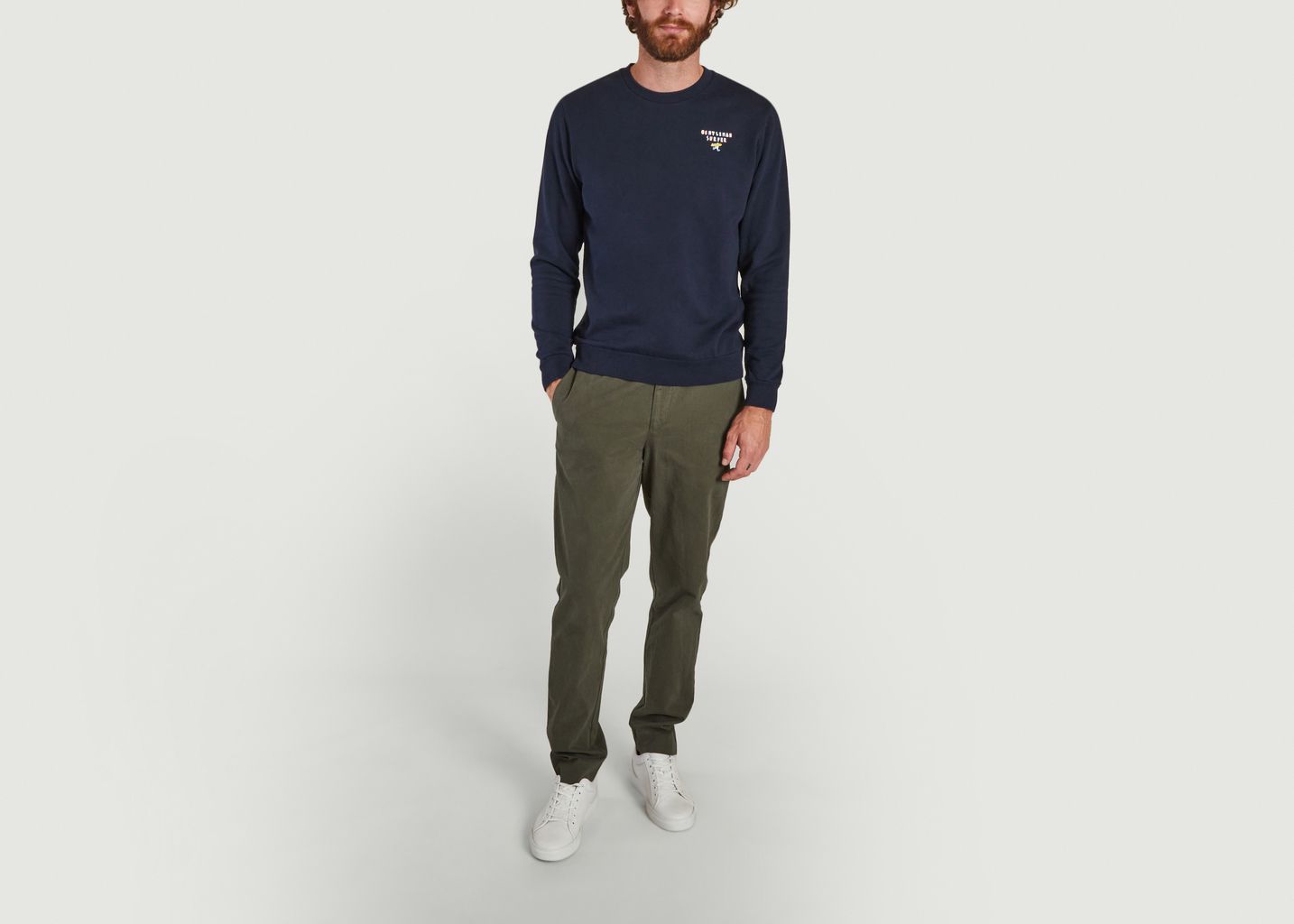 Pantalon droit en coton bio Moriss - Cuisse de Grenouille