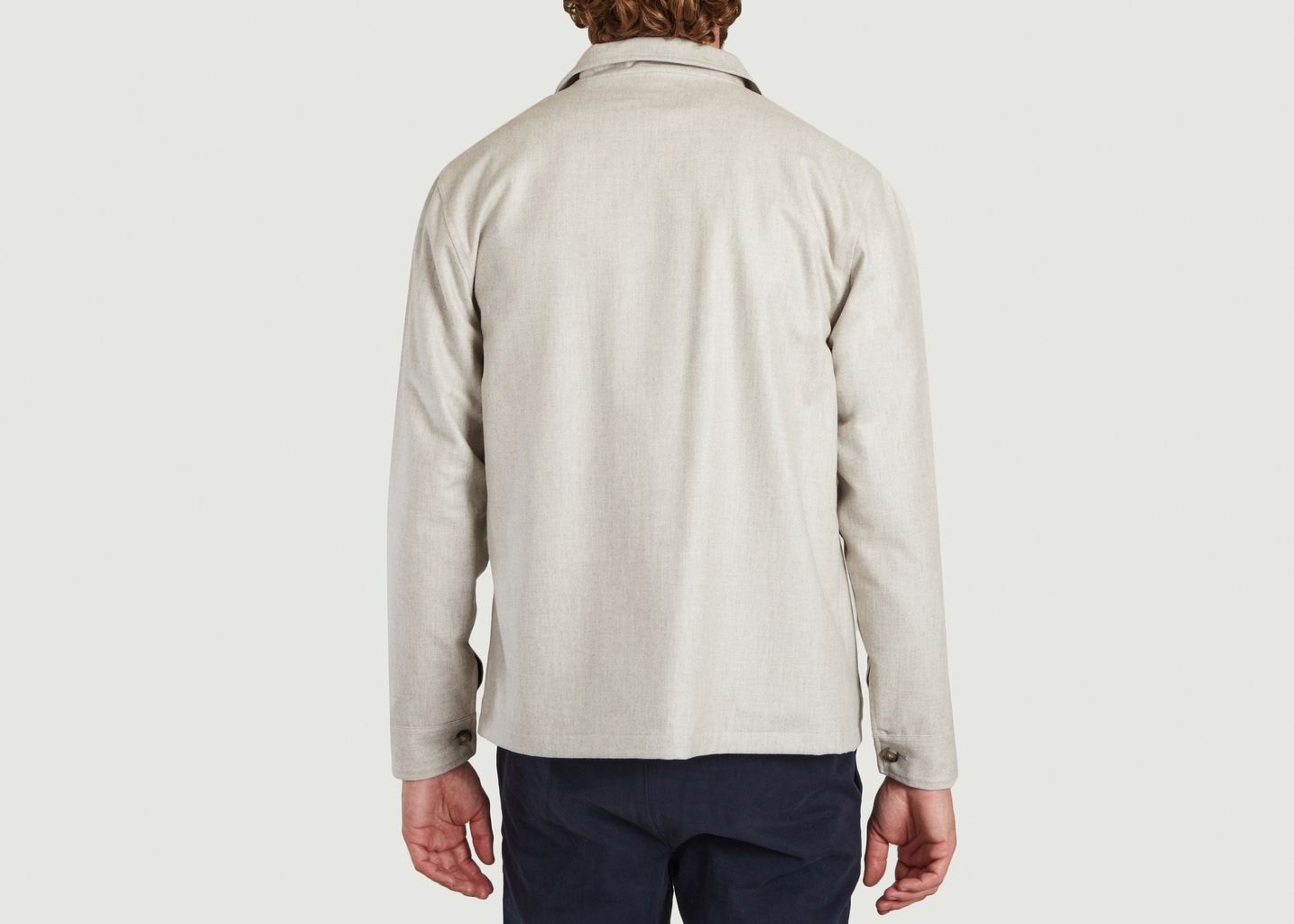 Veste Fine Laine Grise - Cuisse de Grenouille