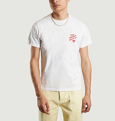 Organic cotton T-shirt with fancy print Neo