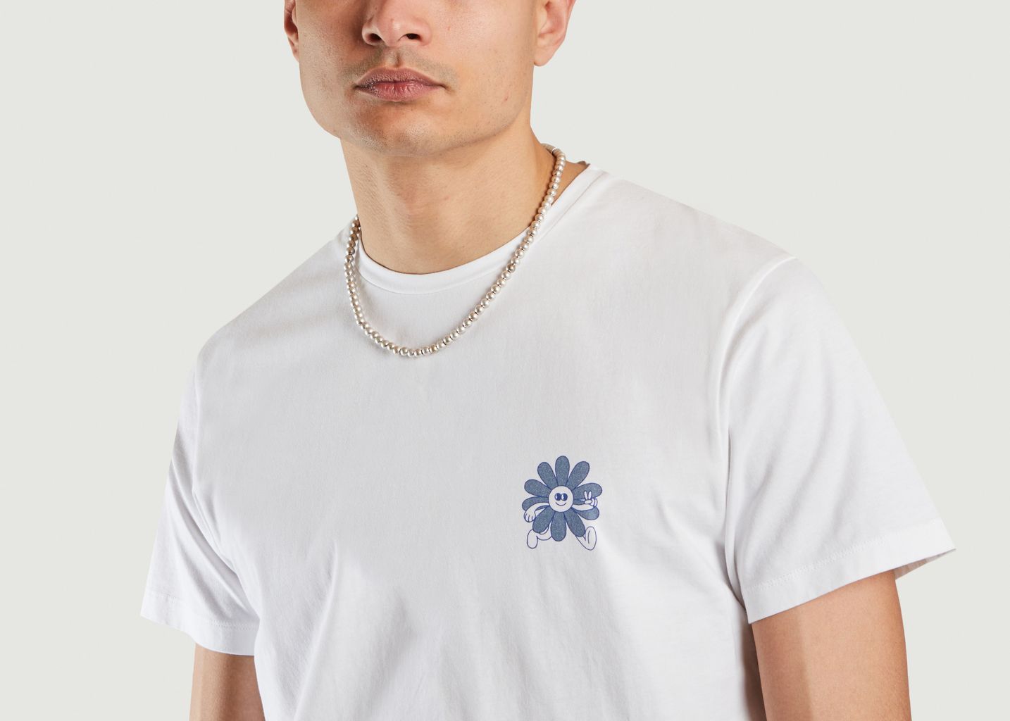 T-shirt en coton bio imprimé fantaisie Nerio - Cuisse de Grenouille