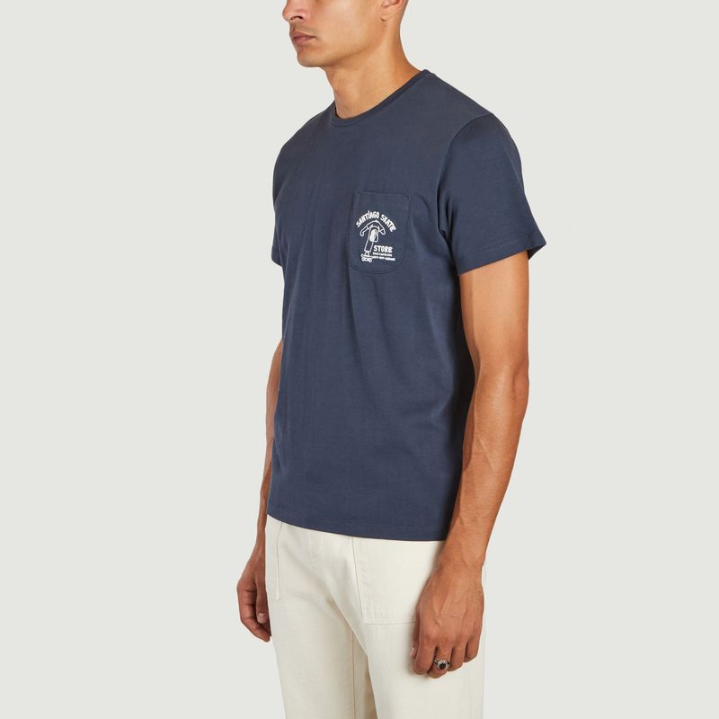T-shirt with embroidered pocket Odil - Cuisse de Grenouille