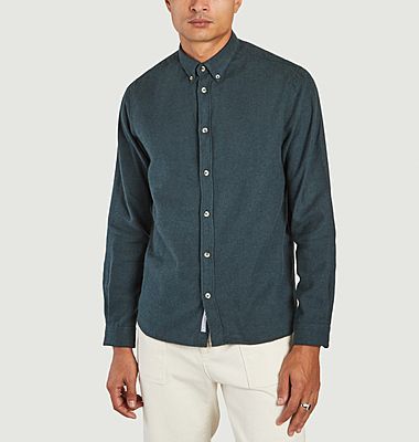 Massimo shirt in brushed twill 