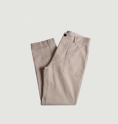 Corduroy fatigue pants