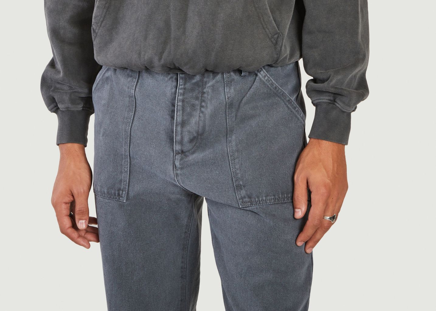 Pantalon fatigue en coton - Cuisse de Grenouille