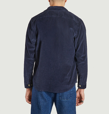 Velvet overshirt