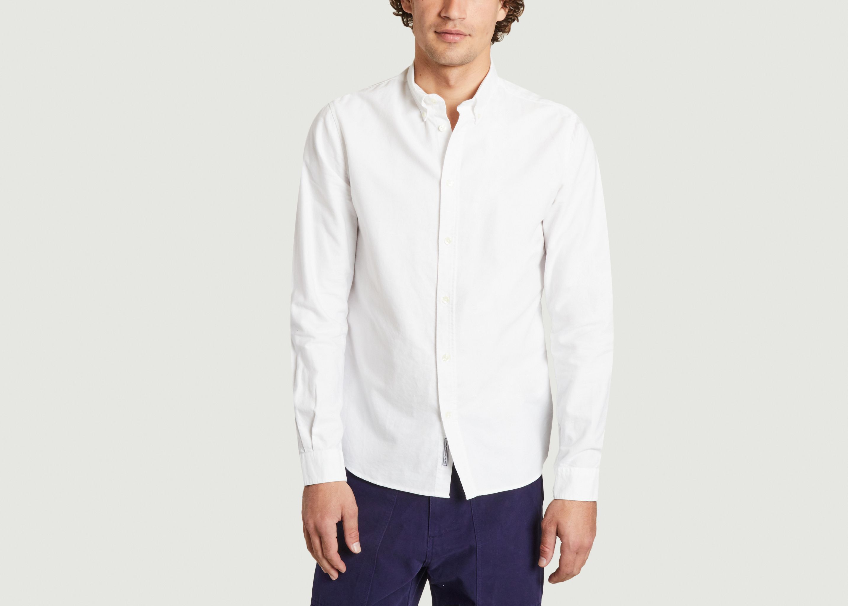 Weißes Oxford-Hemd  - Cuisse de Grenouille