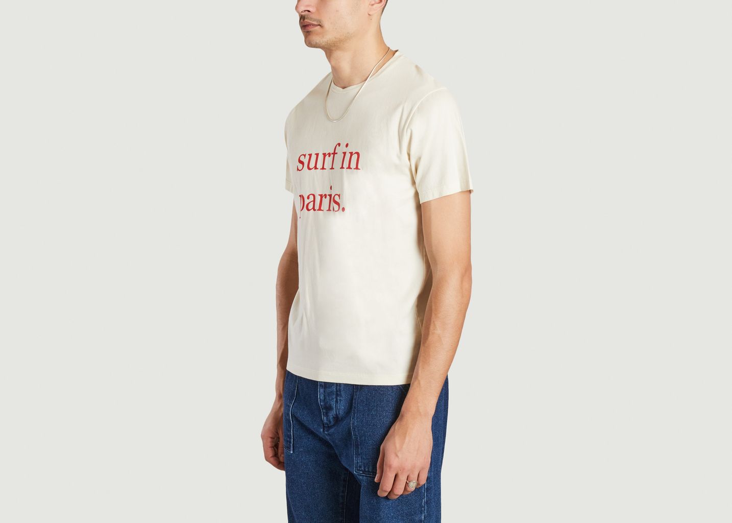Tee-shirt Surf In Paris en coton - Cuisse de Grenouille