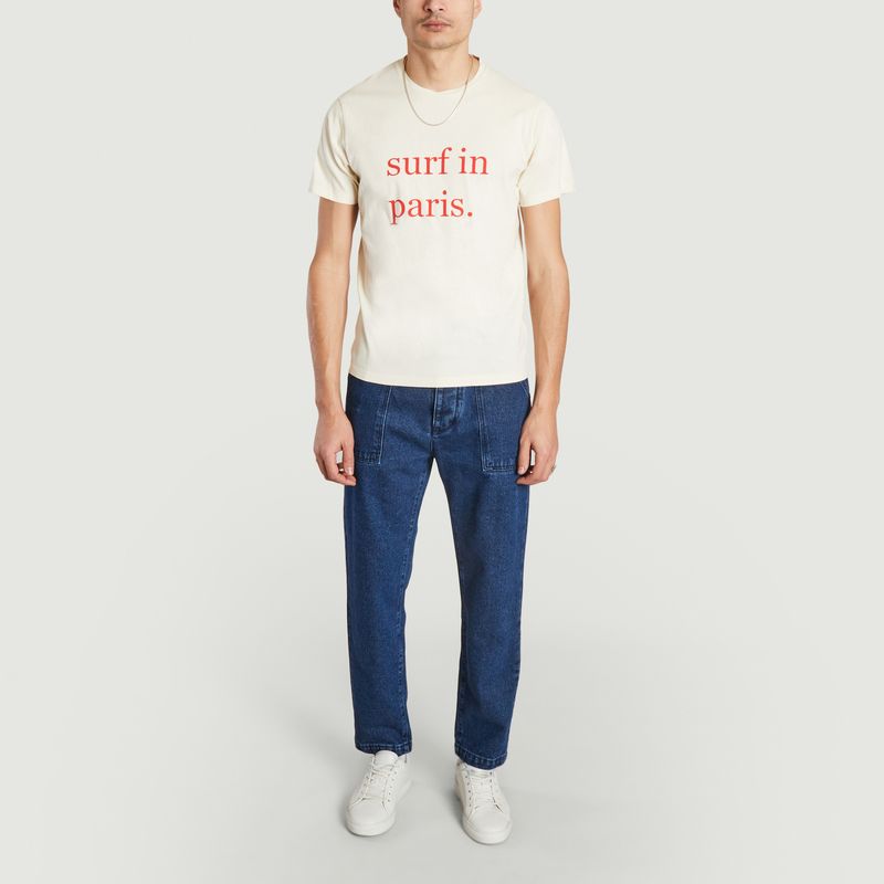 Surf In Paris cotton T-shirt - Cuisse de Grenouille