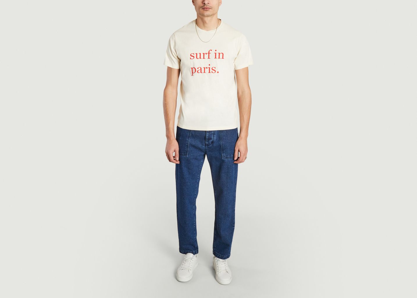Surf In Paris cotton T-shirt - Cuisse de Grenouille