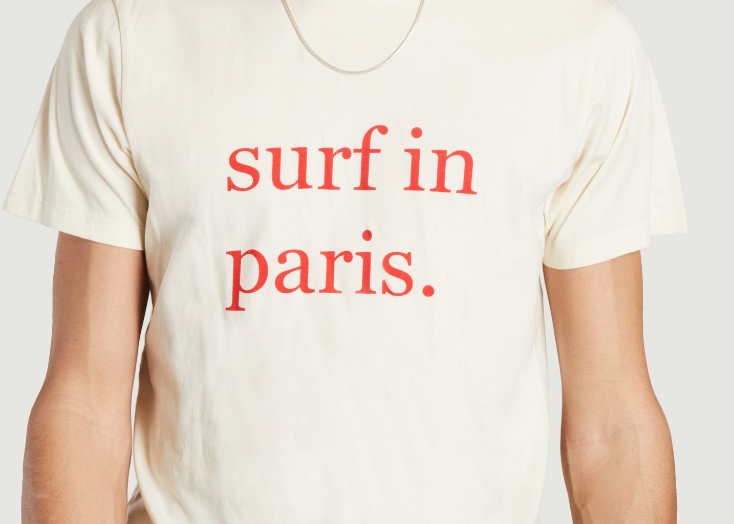 Surf In Paris T-Shirt aus Baumwolle - Cuisse de Grenouille