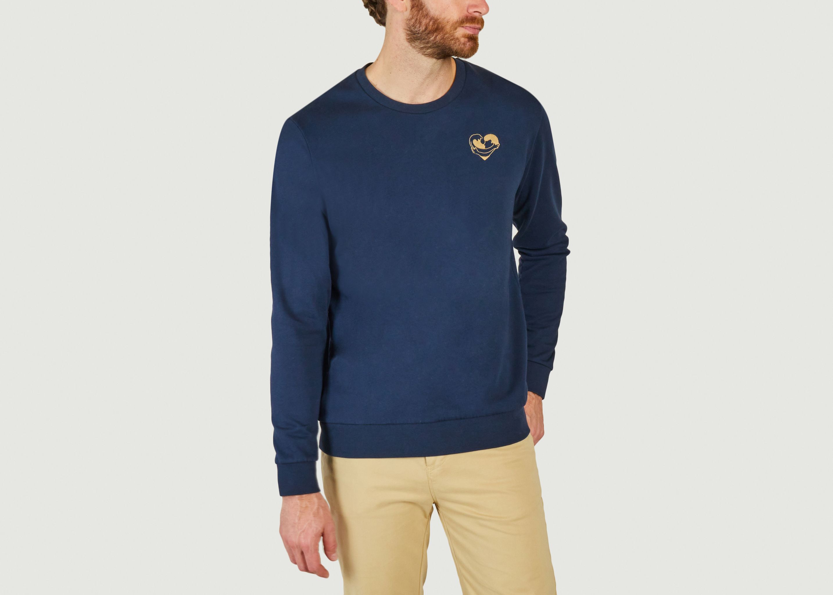 Ocean Heart Sweatshirt - Cuisse de Grenouille