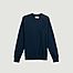 Sweatshirt en coton bio avec broderie Cœur Océan - Cuisse de Grenouille